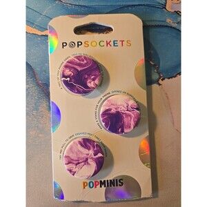 PopSockets PopMinis Mini Grips for Phones & Tablets Purple Nucolor Bombs